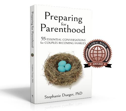 photo of preparing for parenthood book with logo