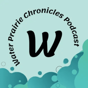logo for the water prairie chronicles podcast